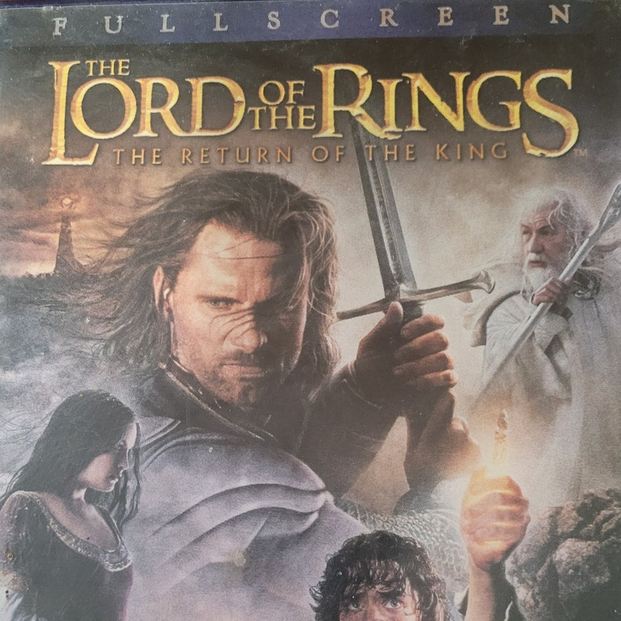 Lord of the Rings Return of the King DVD 2003 Fullscreen Epic Fantasy Adventure