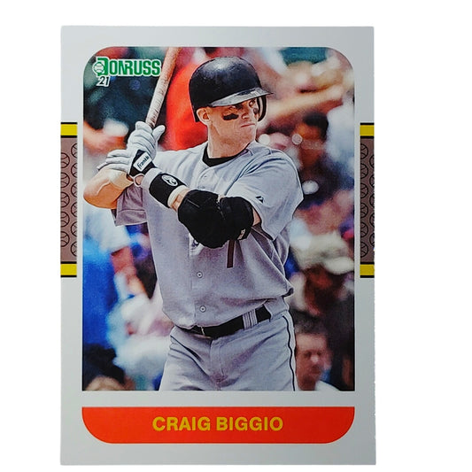 2021 Donruss Craig Biggio #229 Houston Astros HOF Retro Design - VG/EX