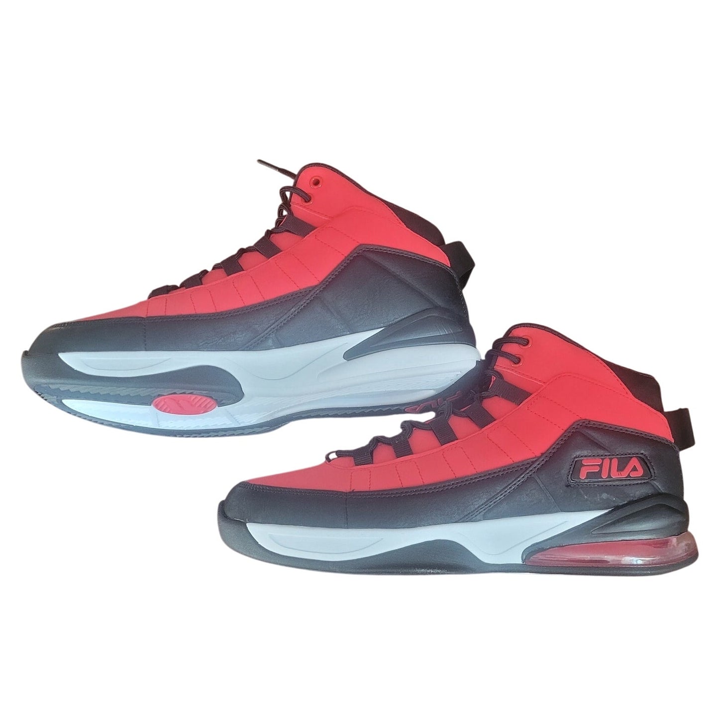 Fila Activisor Viz Men’s Athletic Shoes, Size 9.5 Red/Black, Lightweight Comfort