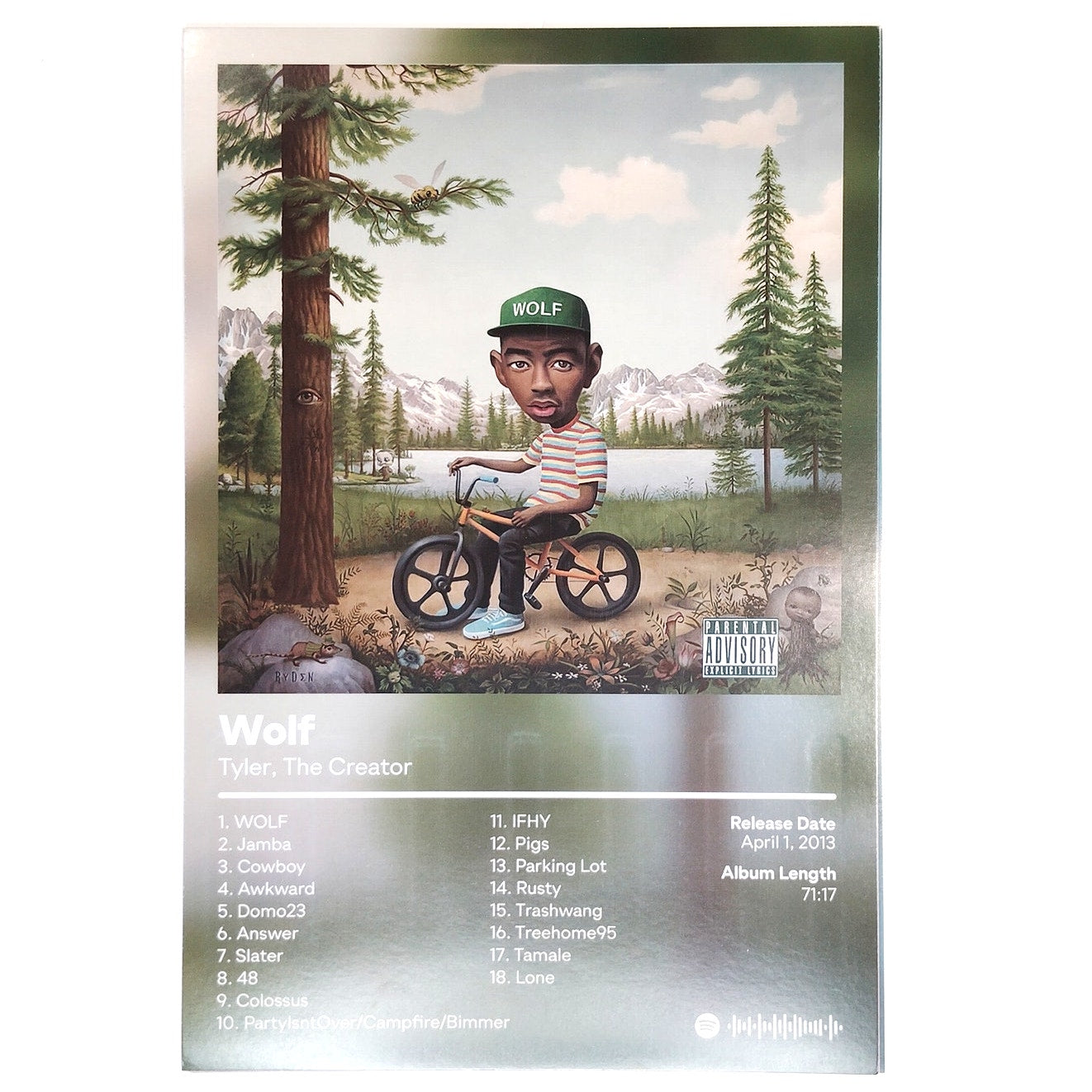 6 Album Cover Posters 8×12 Card Stock Wall Collage Prints Hip Hop Art Set