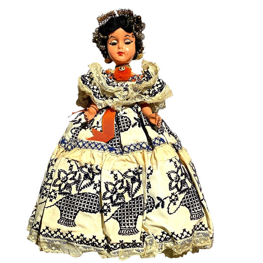 1958/1965 Handmade 12" Doll, All Original Parts Clothing, Jewelry, Hair, etc.