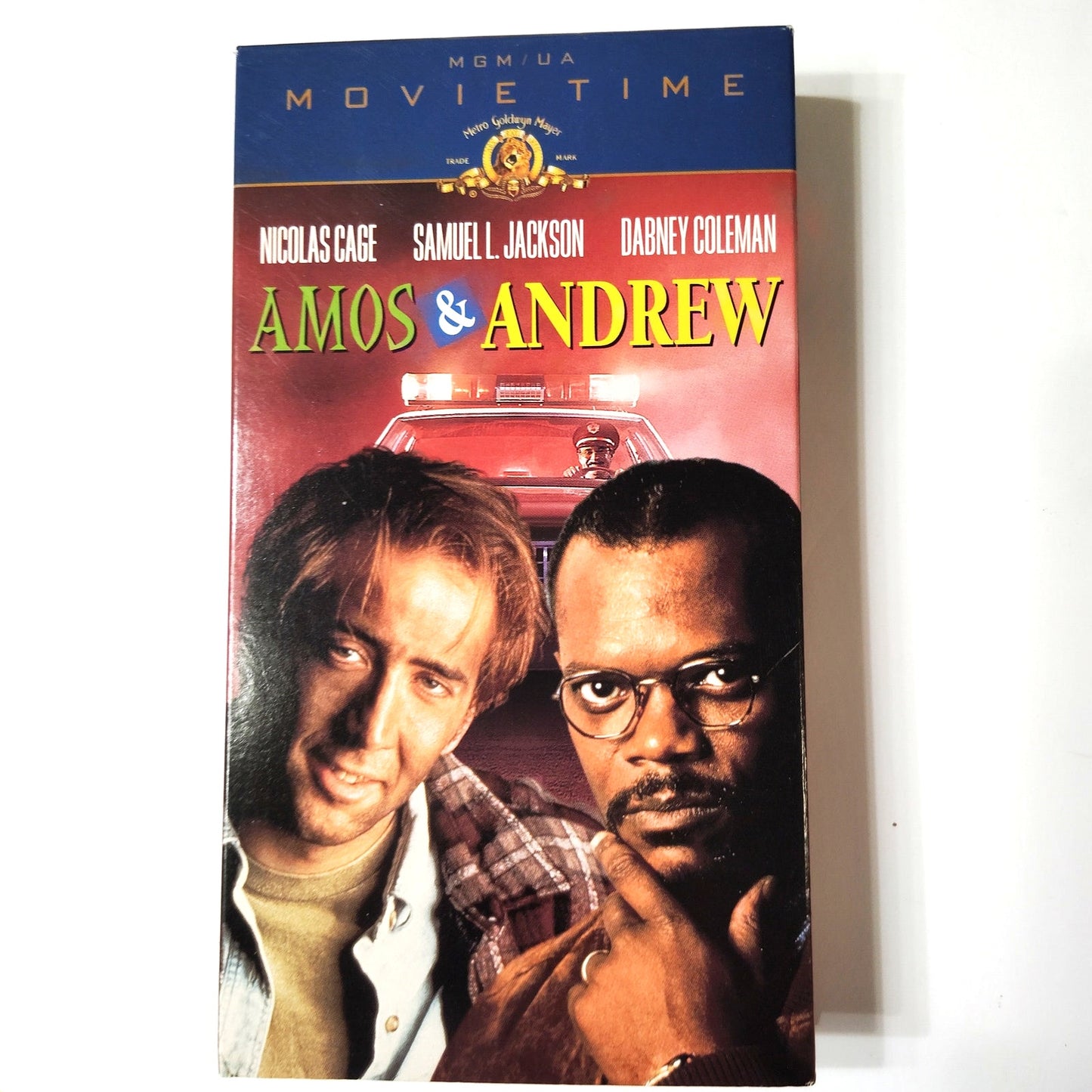 Amos and Andrew VHS 1998 Samuel L. Jackson Nicolas Cage MGM Comedy