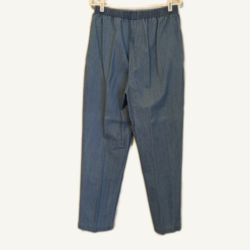 Vintage BFA Classics Willow Ridge 3PC Cotton Denim Set Top Pants Size 16 L