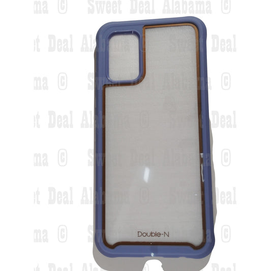 Double-N Cellphone Case For Samsung Galaxy A02 w/ Screen Protector (Purple)