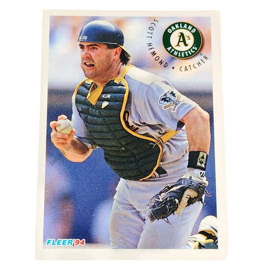Scott Hemond, Oakland Athletics (A's) #263  1994 Fleer Baseball Collector's Card