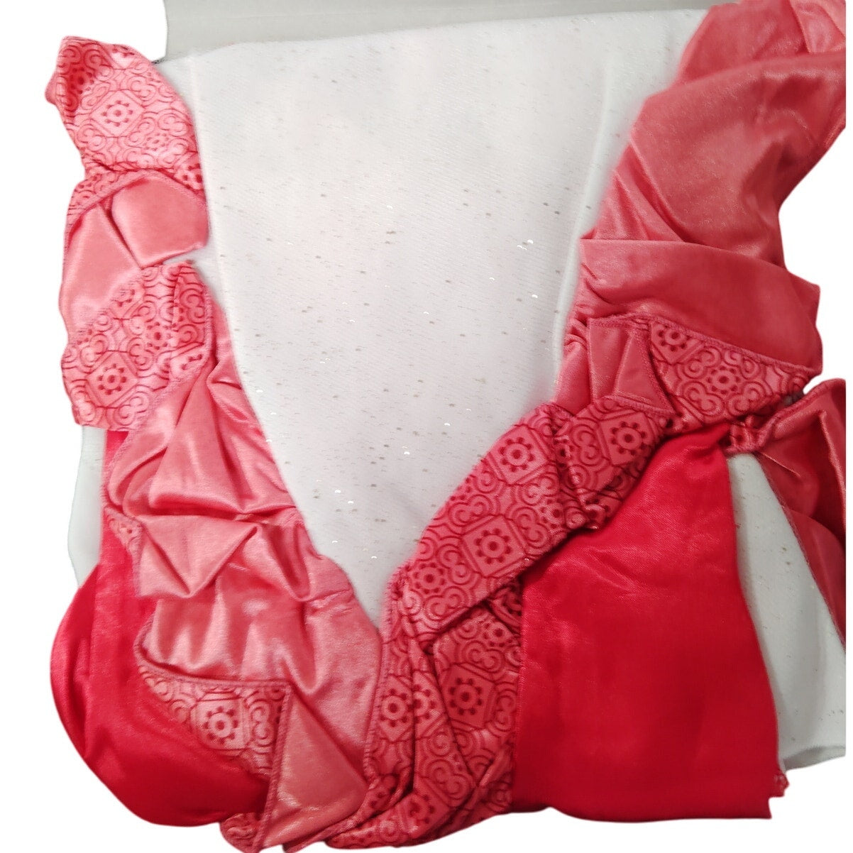 Elena of Avalor Girls Costume Small Ruffled Hemline Sparkle Mesh Underskirt