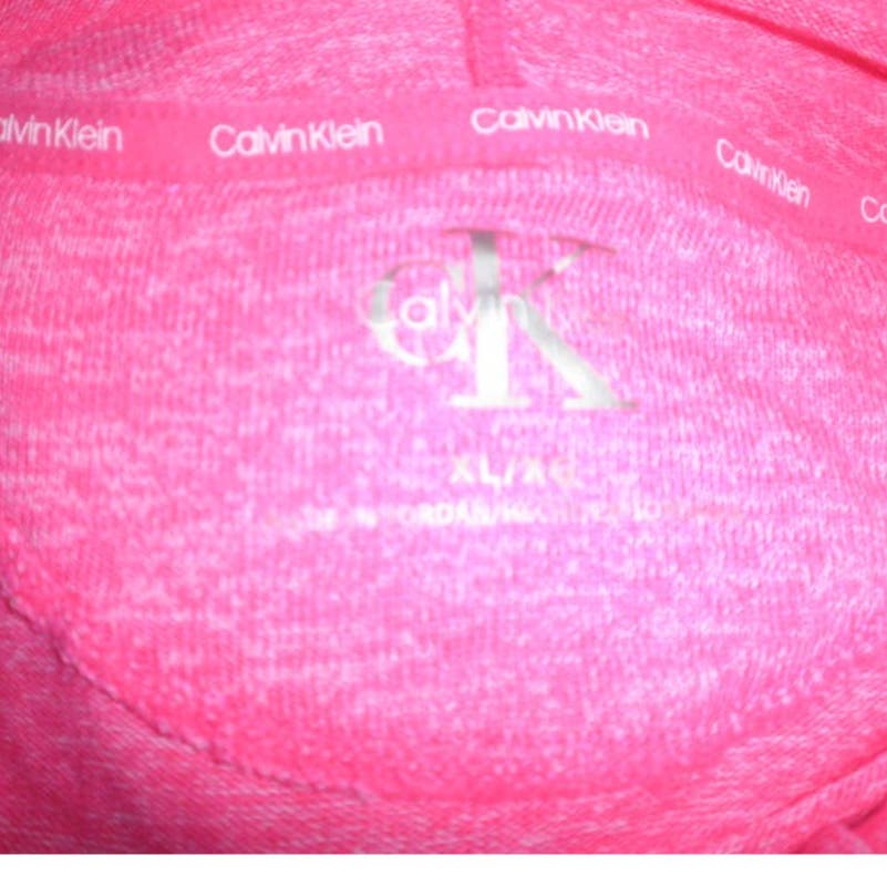 Calvin Klein XL Women's Performance Drawstring Cowl Neck -Hot Pink