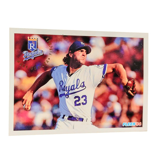 Mark Gubicza, Kansas City Royals, #156,  1994 Fleer Baseball Collector's Card