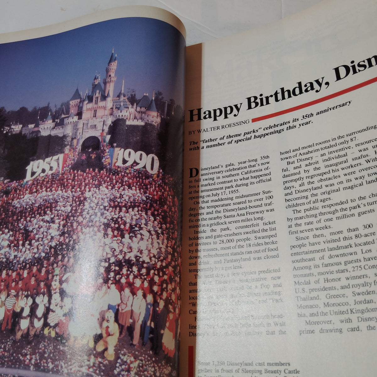 Delta SKY Magazine May 1990 - Classic Cars, Disneyland, Bermuda Travel
