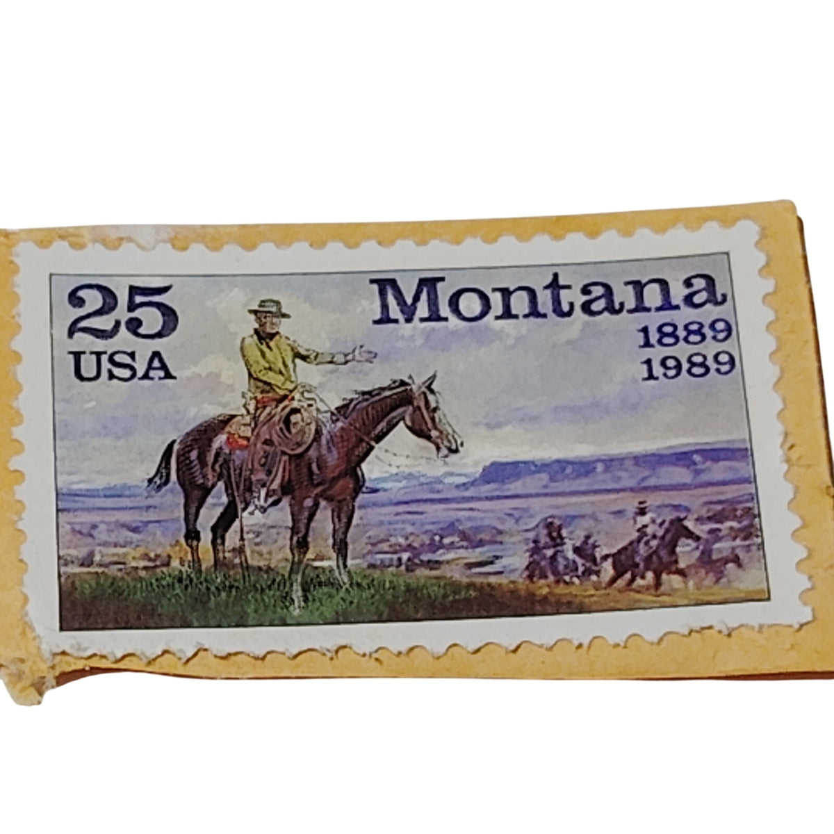 1989 USPS 25 Cent Montana Statehood Centennial Letter Stamp Scott #2401