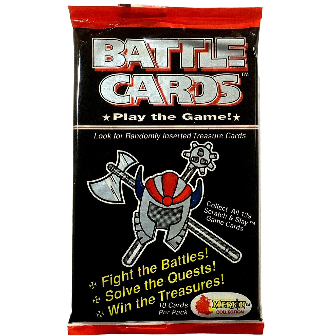1993 Merlin Collection Battle Cards Booster Pack (10 Cards) NEW CCG TCG
