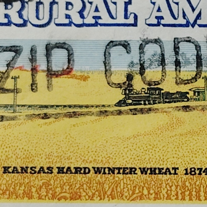 1974 10¢ Kansas Hard Winter Wheat Centennial – Rural America Series – Used