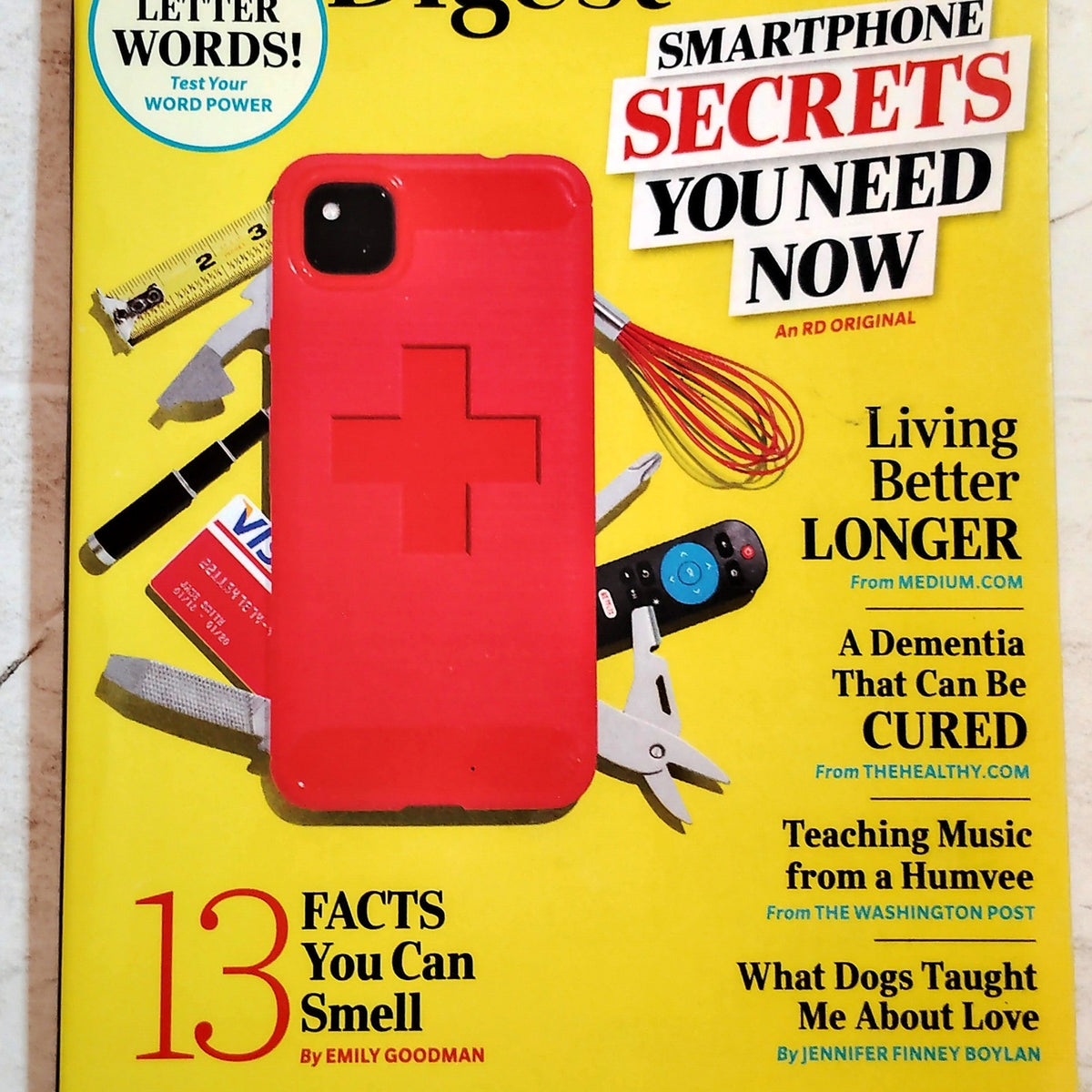 Reader's Digest Magazine June 2021 Smartphone Secrets Back Issue Tech Tips