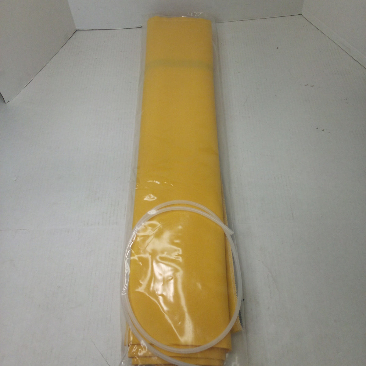 Awntech Charleston 3 ft Yellow Window Awning Scrolled Arm Acrylic Fixed