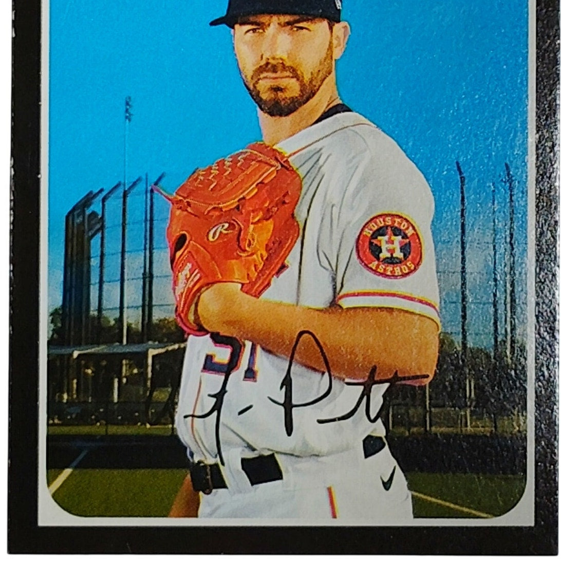 2020 Topps Heritage Austin Pruitt 681 Houston Astros Pitcher Baseball Card VG/EX