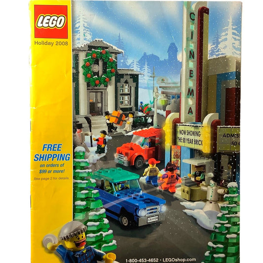 Collectible LEGO CATALOG, HOLIDAY 2008, 63 Color Pages, VF+ 8.5