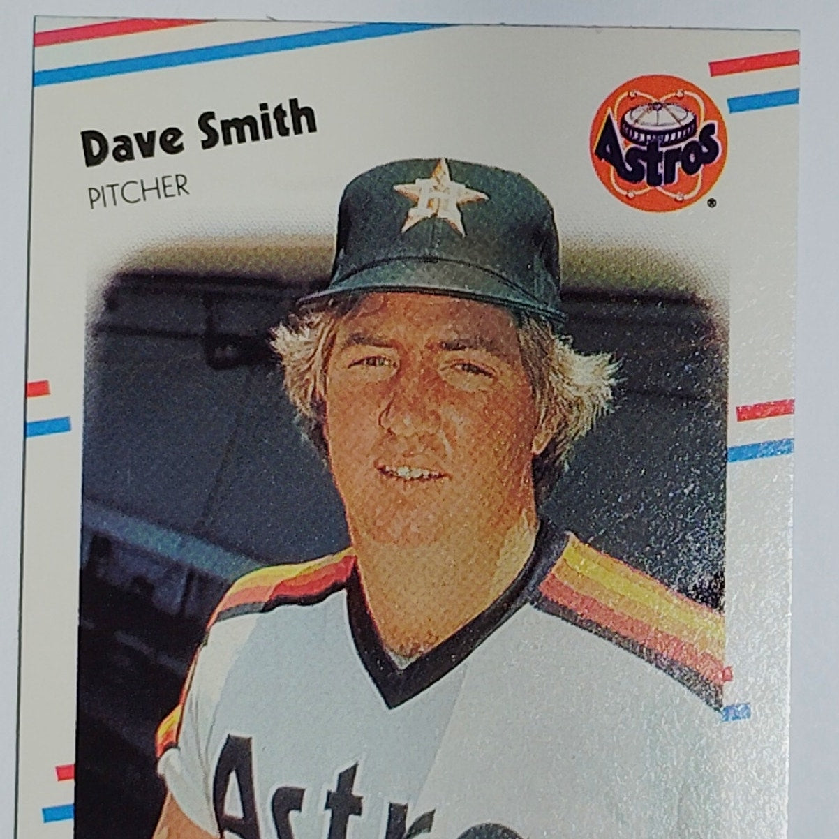 1988 Fleer Dave Smith #457 Houston Astros Pitcher - All-Star Closer VG/EX