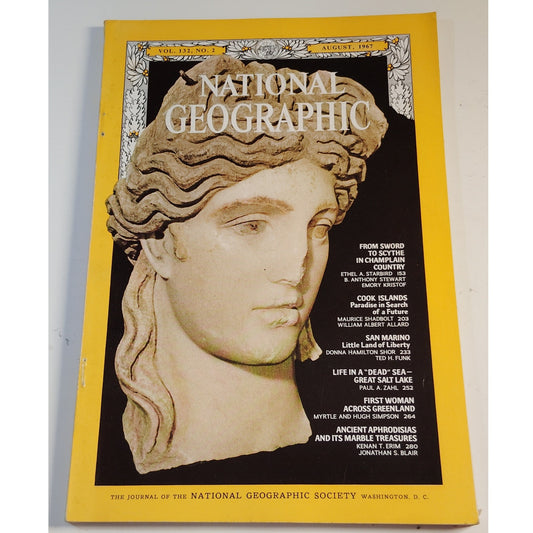 National Geographic August 1967 | Great Salt Lake, Greenland & Aphrodisias