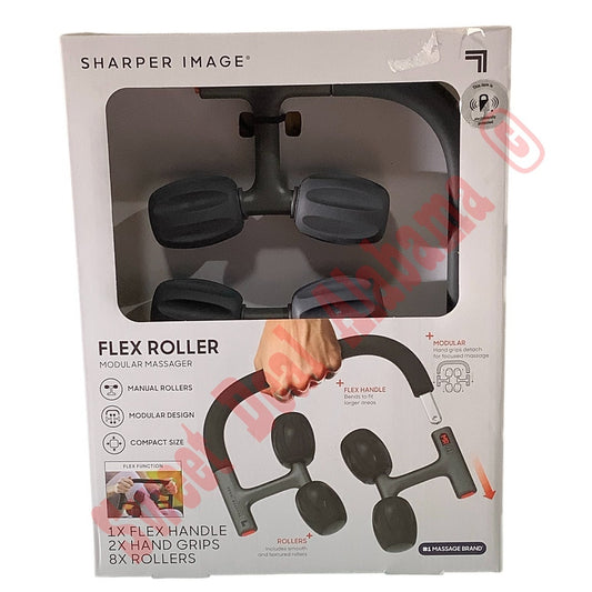 Sharper Image Flex Roller, Modular Massager with 8 Attachments