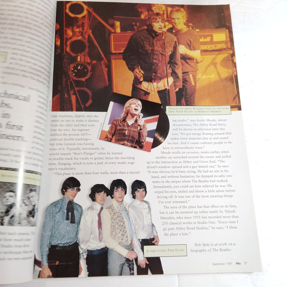 Delta Sky Magazine - September 1997 - The Beatles Abbey Road - Vintage Issue