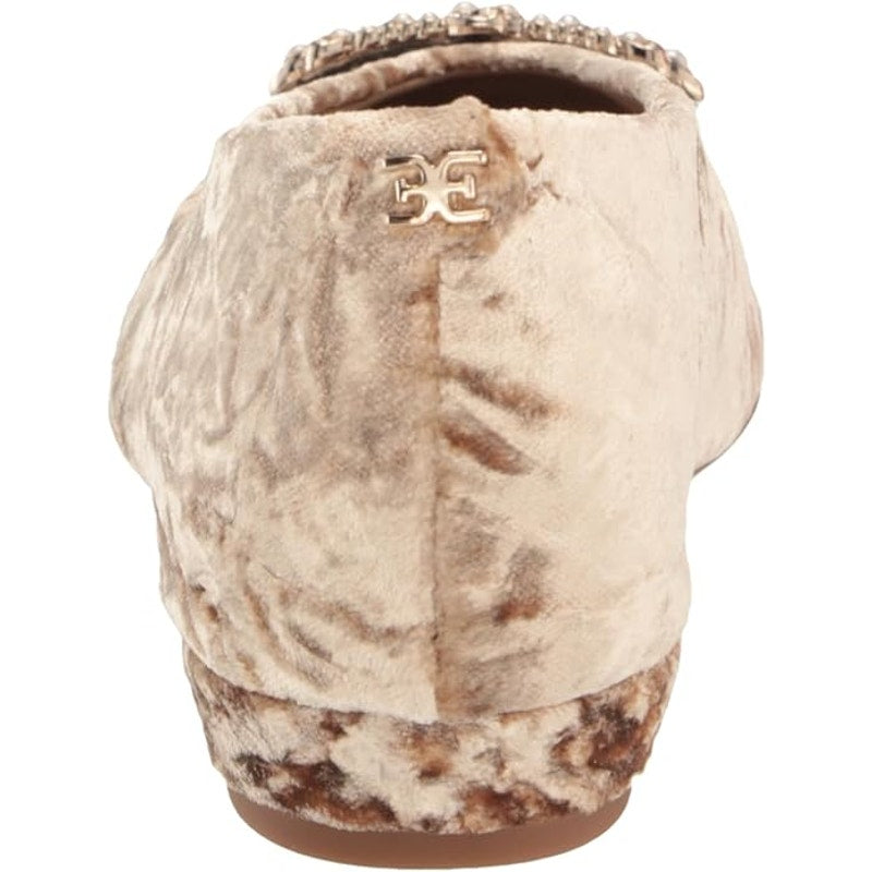 Sam Edelman Janina Ballet Flat, Prosecco Luster, Womens 7.5M Pointed Toe Slip-On