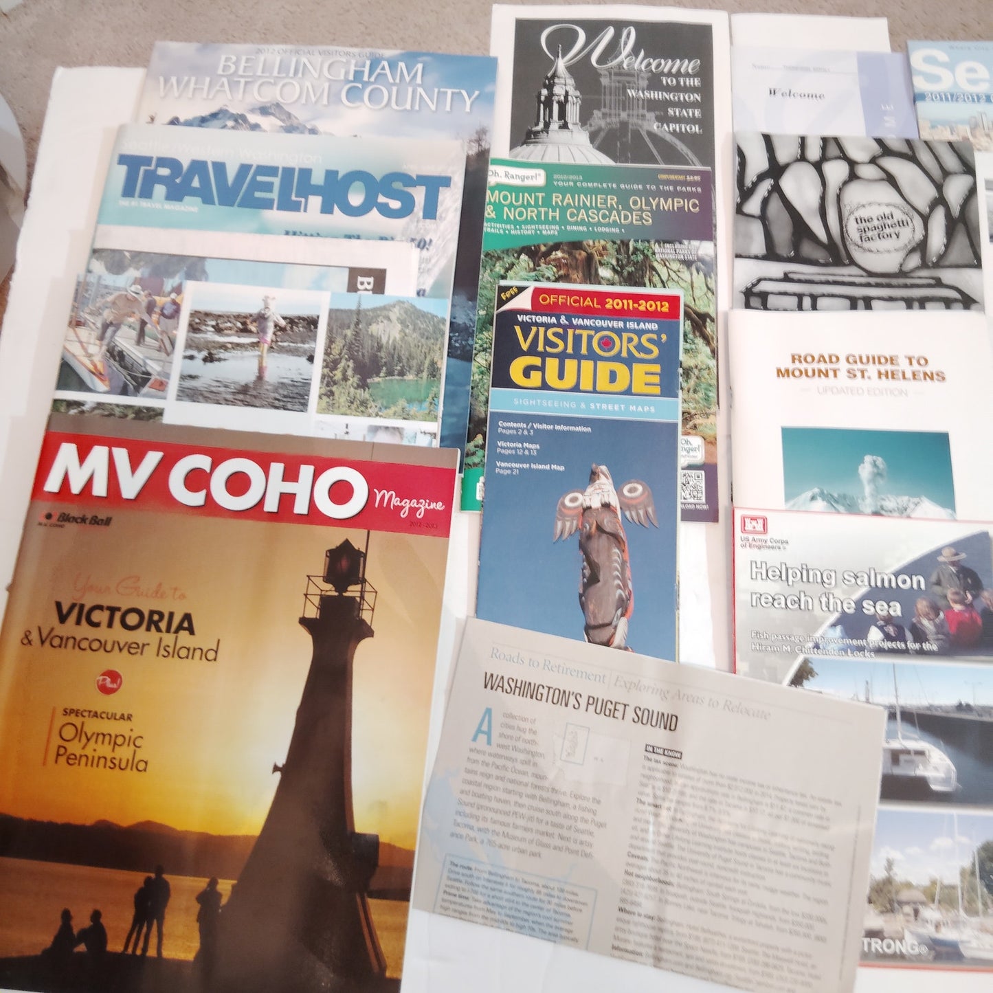 British Columbia & Pacific Northwest Travel Ephemera Lot - Vintage Souvenirs