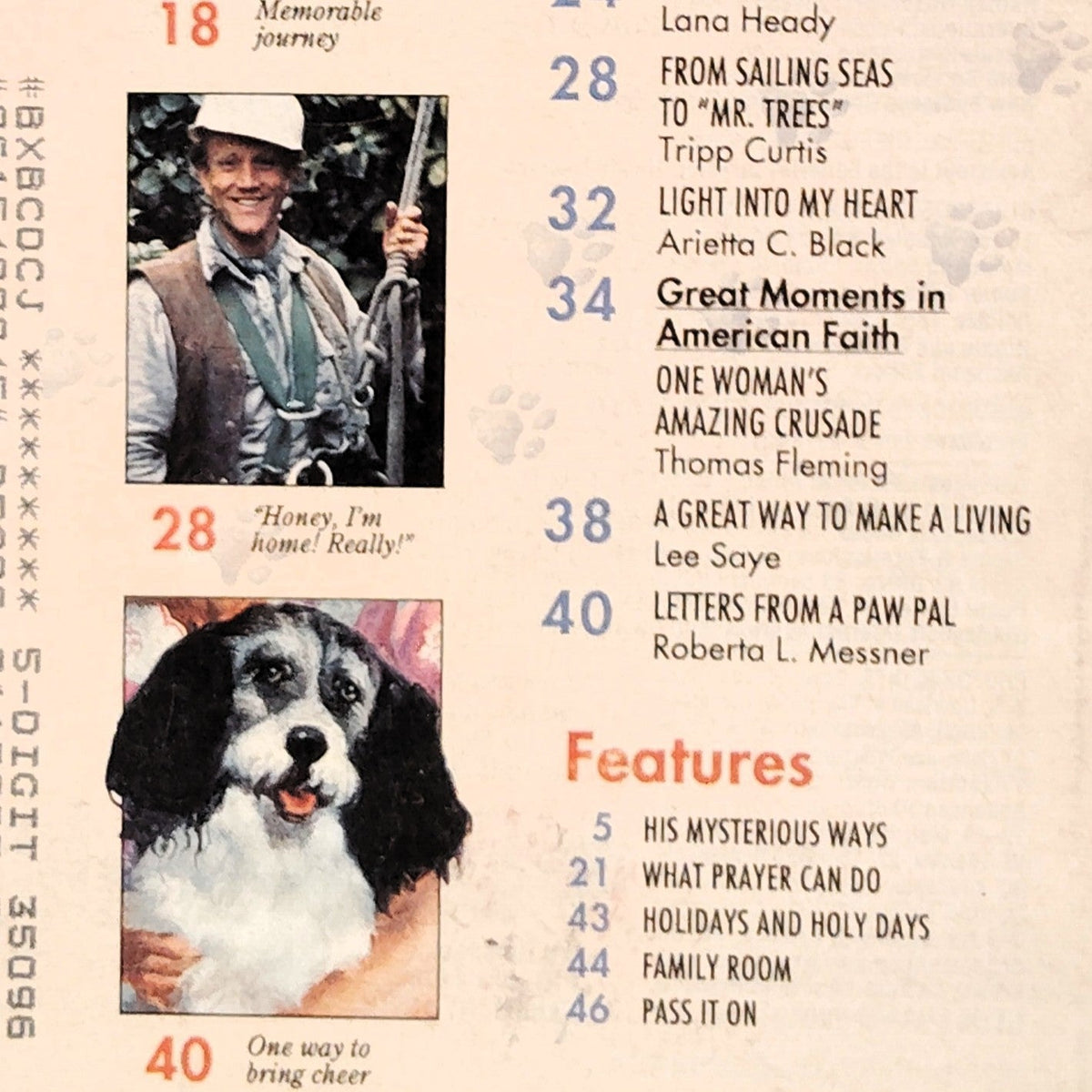 Guideposts Magazine November 1996 Andy Griffith Cover - Vintage Christian