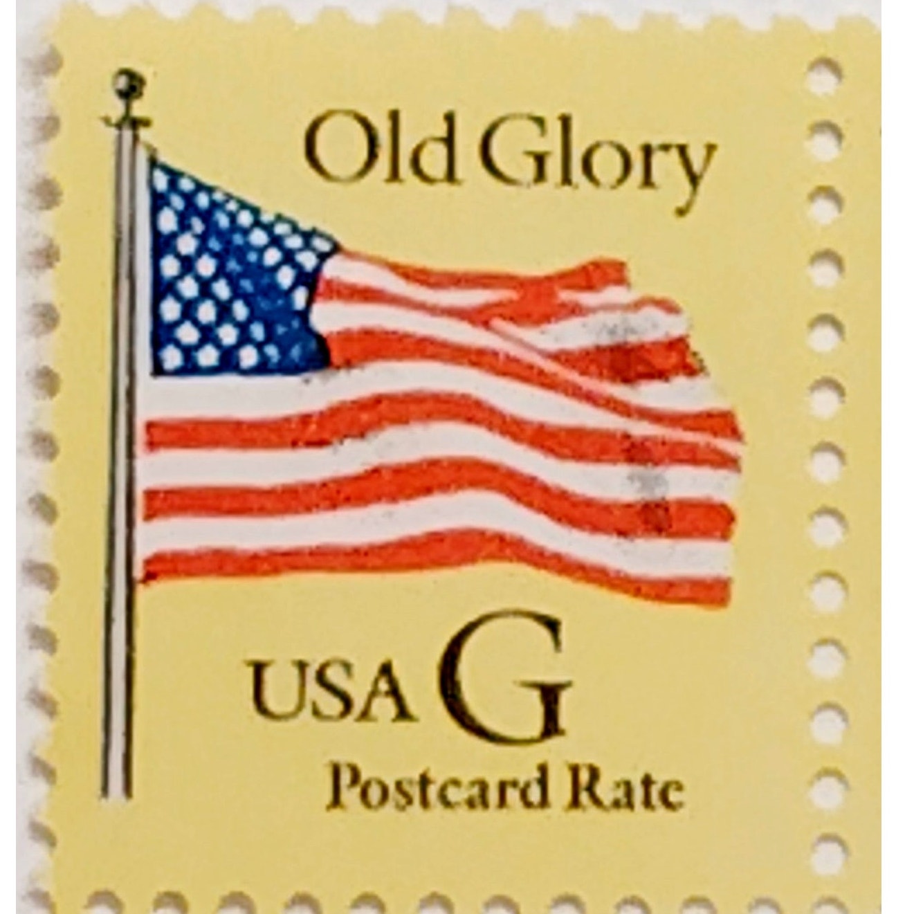 Block of 8 – 1994 USA “G” Rate Old Glory Postcard Stamps MNH Scott 2879
