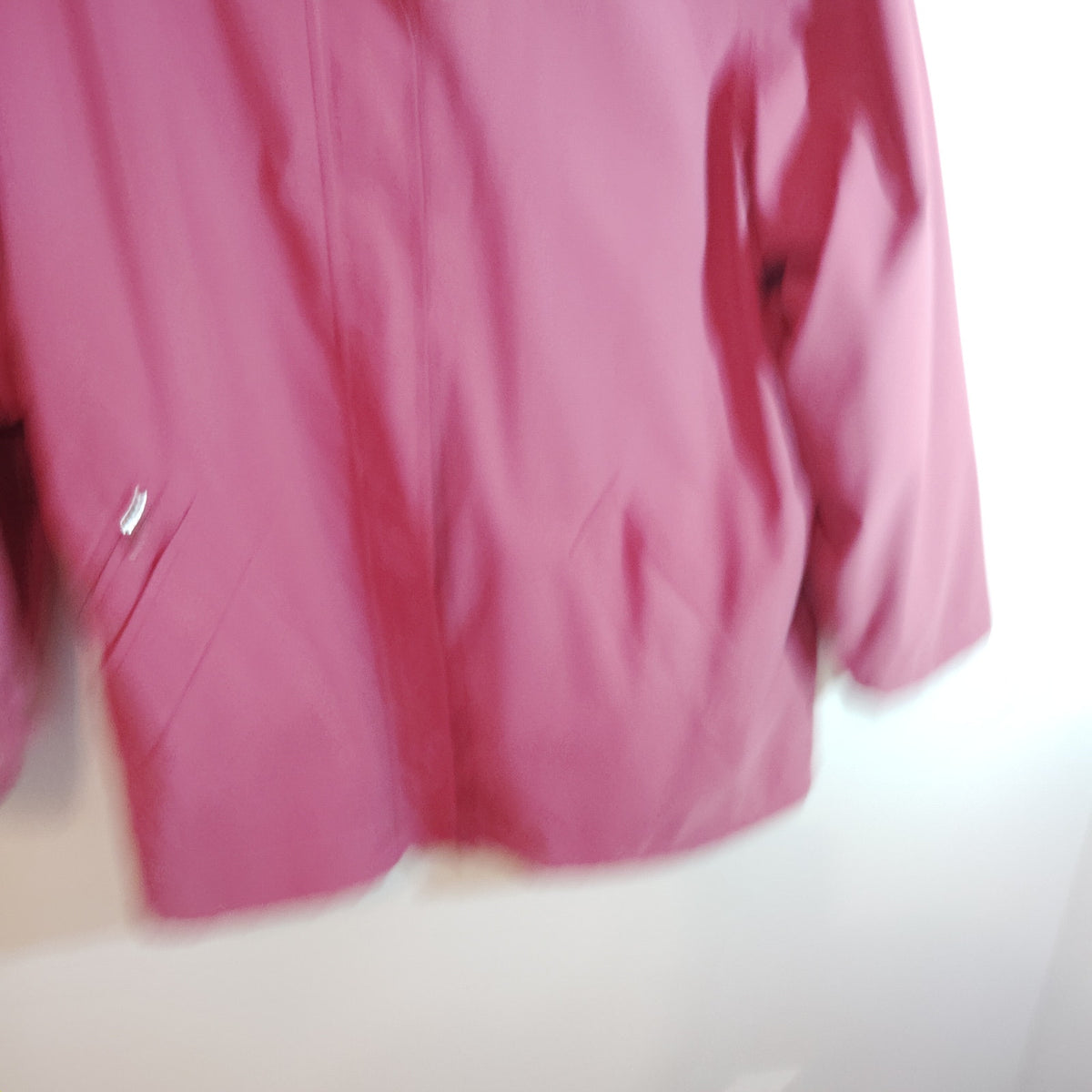 TravelSmith Women's Red Lightweight Travel Jacket Size L Zip Front Coat