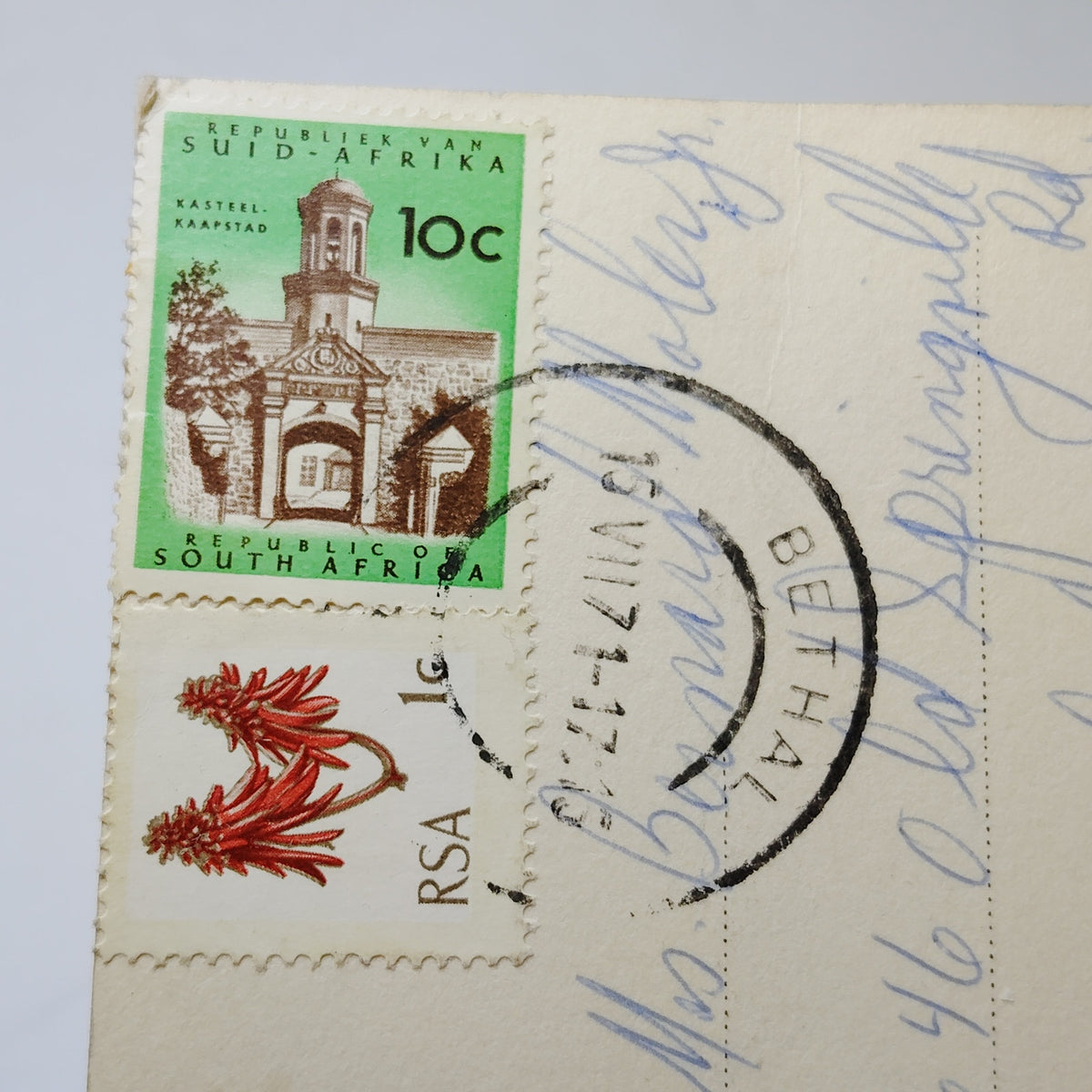 1971 South Africa Postmarked Postcard - Zuerich Zoo Animals, Multi-Color