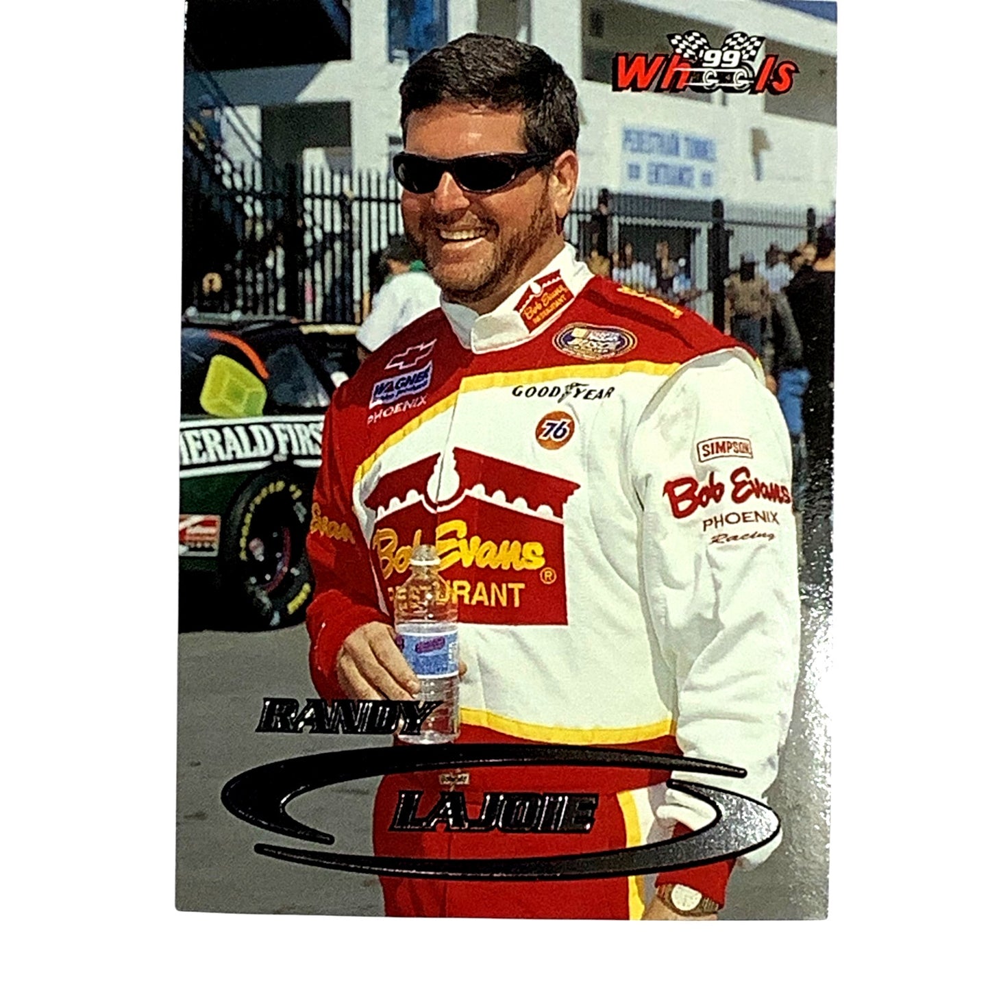 Randy LaJoie, Sponsor: Bob Evans, Card 47 1999 Wheels NASCAR Winston Cup, NM+
