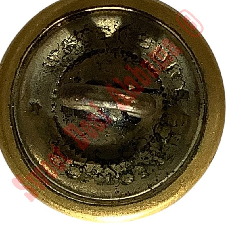 2-PK (Mid Century), Waterbury Co. Brass Buttons w/ Eagle Seal, 5/8"D