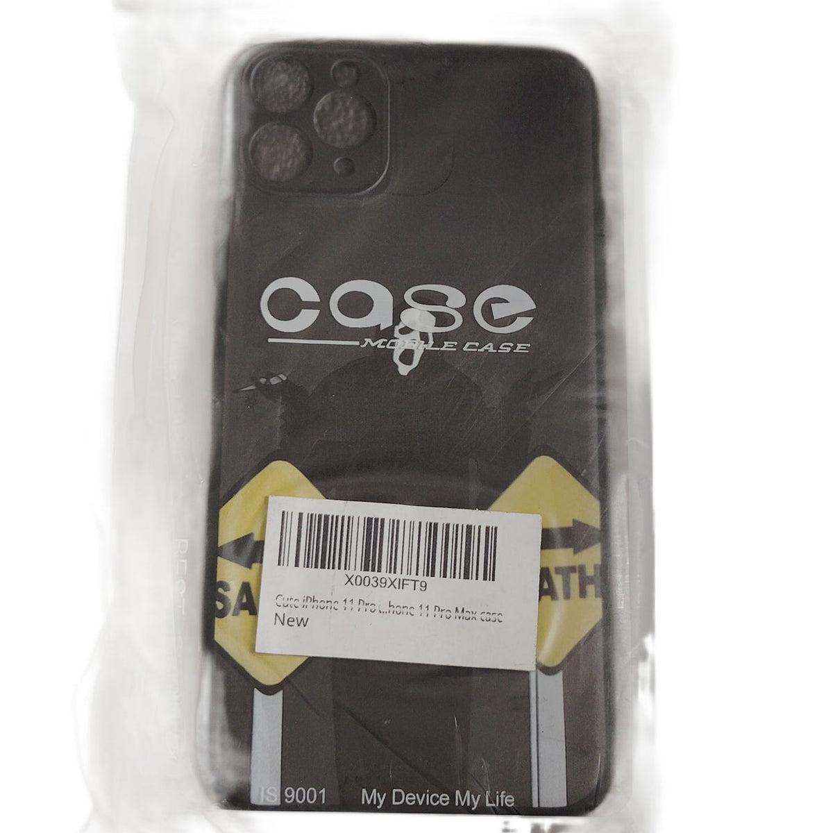 Ghostface Scream iPhone 11 Pro Max Case Black Jelly Safety Death Cover