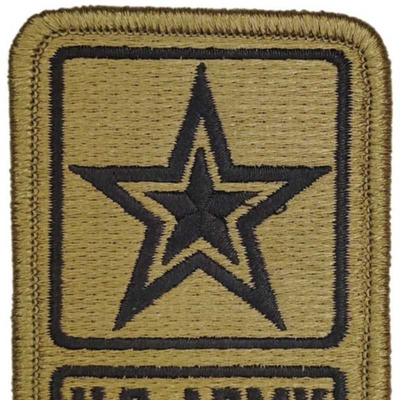 US Army Star Logo Patch OCP Subdued Hook Back 3‑1/4" × 2‑1/2"