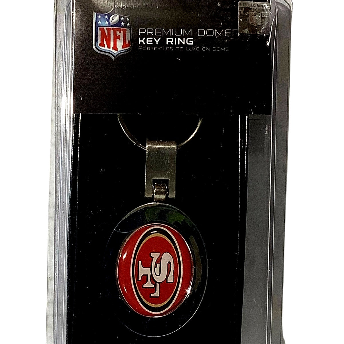 San Francisco 49ers, Premium Domed Key Ring, Officially Licensed by NFL