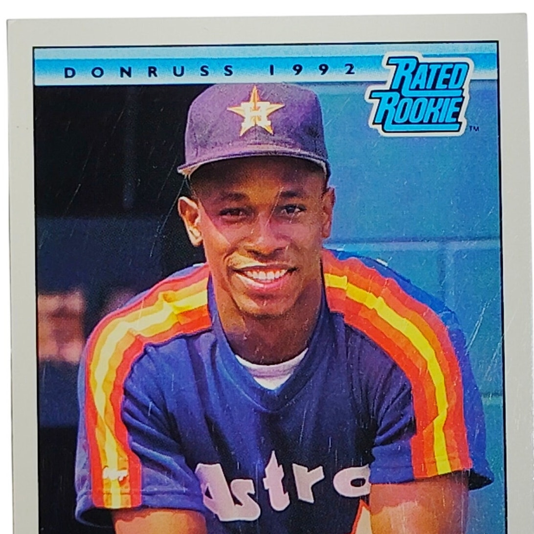 1992 Donruss #5 Kenny Lofton Rated Rookie Card Houston Astros Outfielder - VG/EX