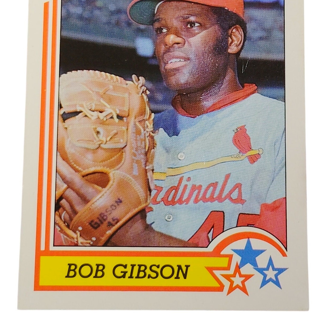 1992 Ziploc Bob Gibson #2 St. Louis Cardinals MLB Baseball Card VG/NM