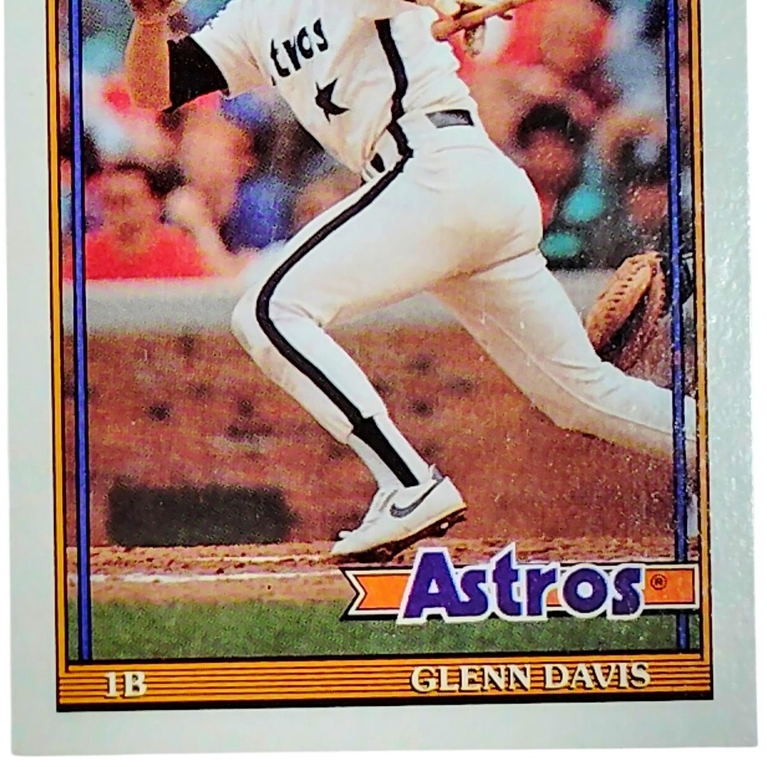 1991 Topps Glenn Davis #350 Astros 1B Power Hitter Slugger Houston VG/EX