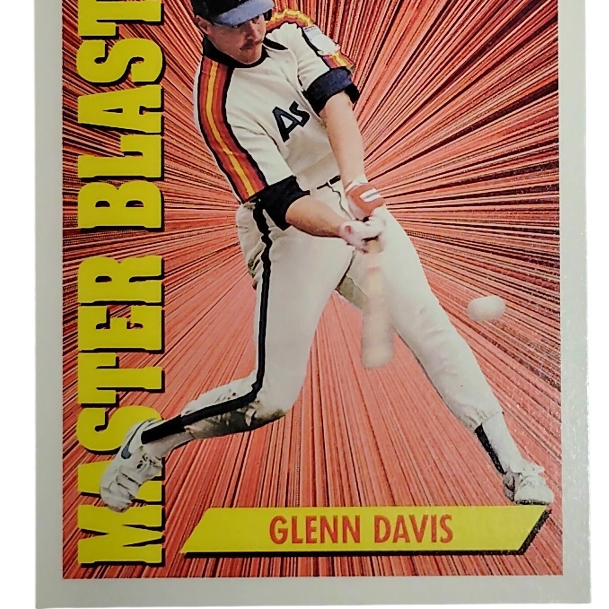 1991 Score Master Blaster Glenn Davis Card #405 Houston Astros 1B VG/EX