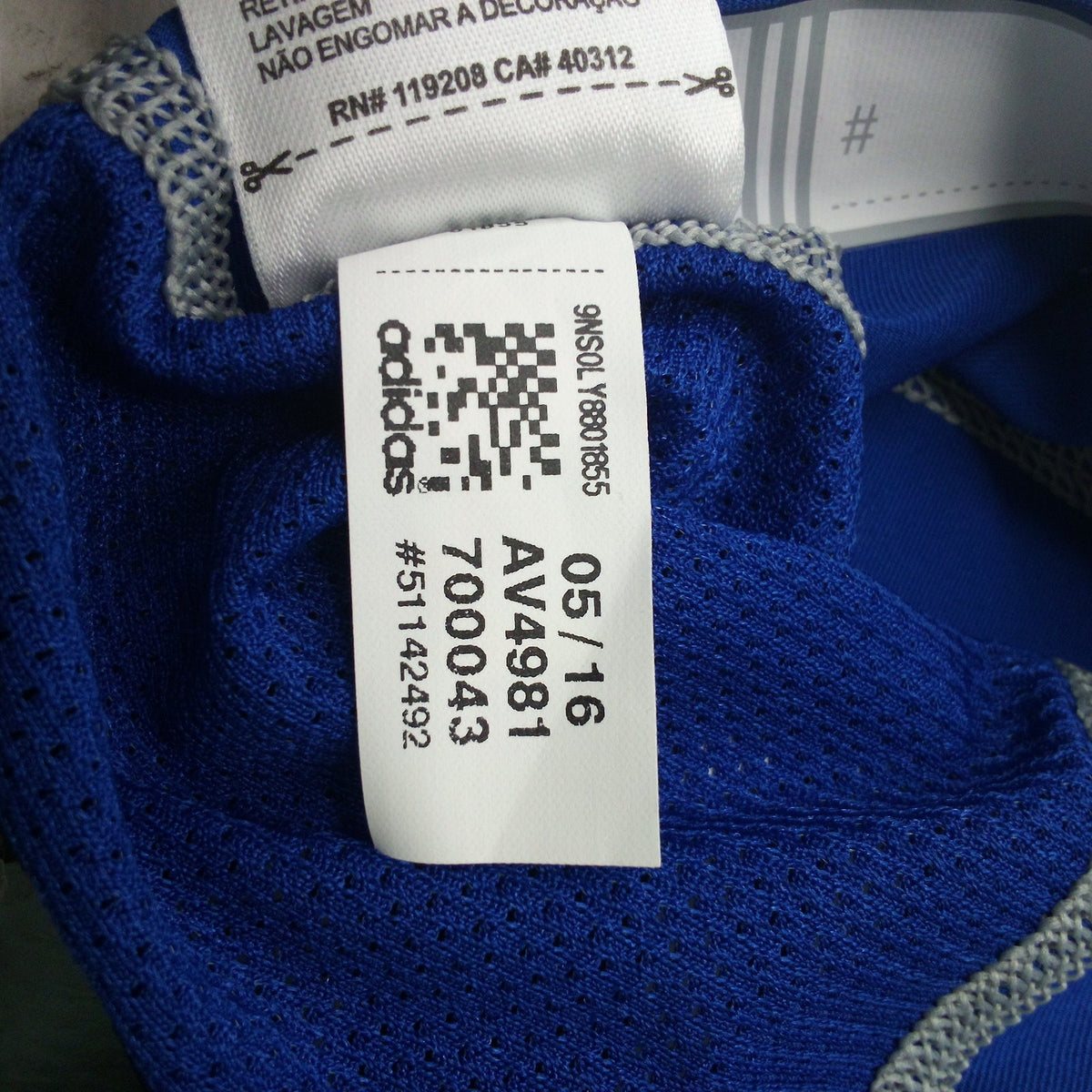 adidas TF Ironskin Padded Knee Sleeve Collegiate Blue Size M Volleyball