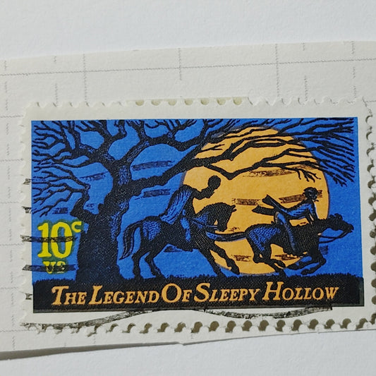 1974 Scott No. 1549 – 10¢ The Legend of Sleepy Hollow – Used – Folklore Series