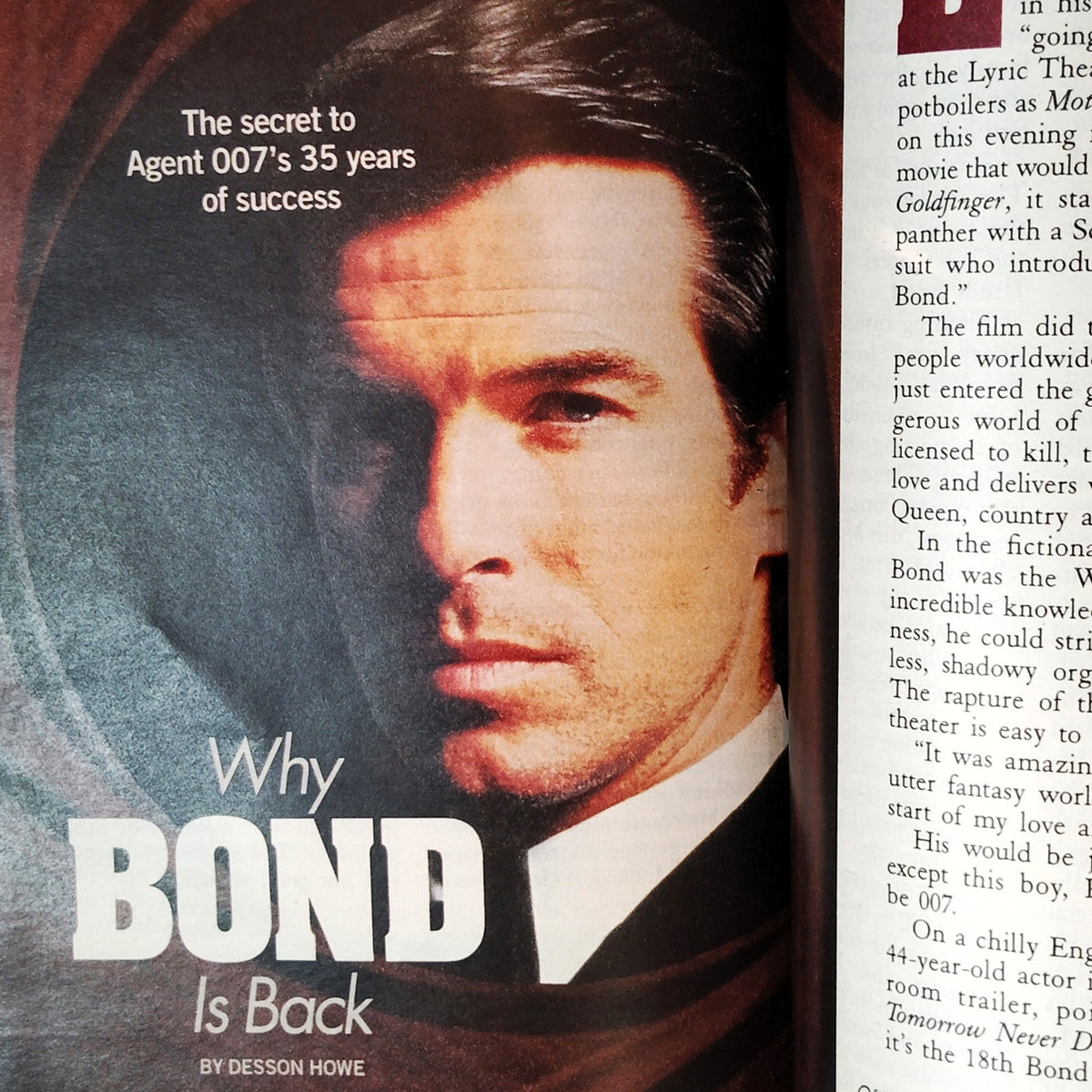 Reader's Digest January 1998 Vintage Magazine - James Bond Bobby Unser