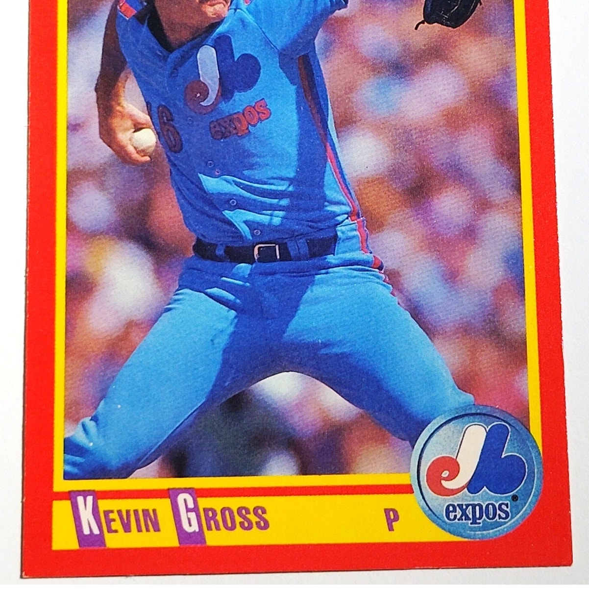 1990 Score Kevin Gross #251 Montreal Expos Pitcher MLB Baseball EX