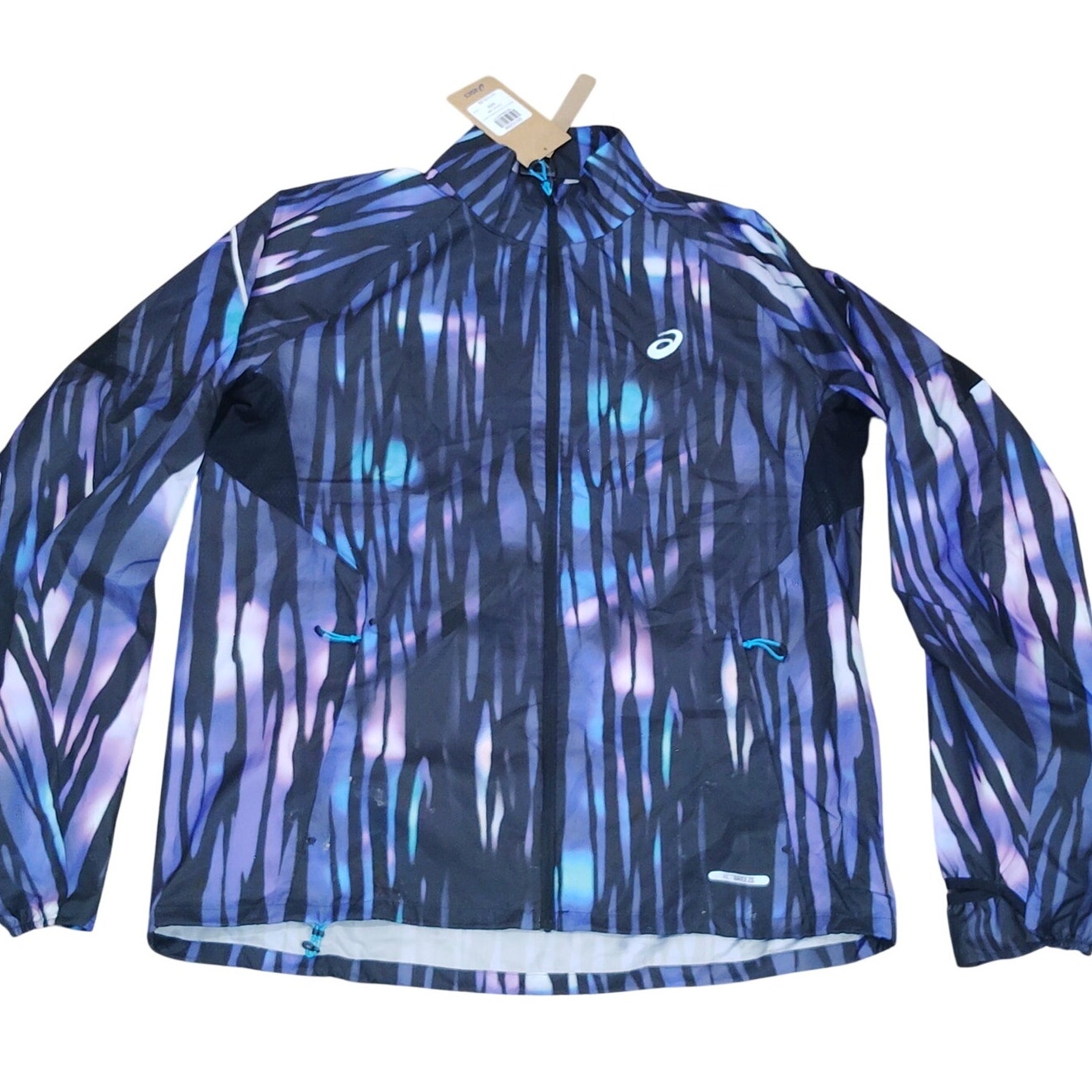 ASICS Road Lite‑Show Packable Jacket Men’s Medium Reflective Running Blue