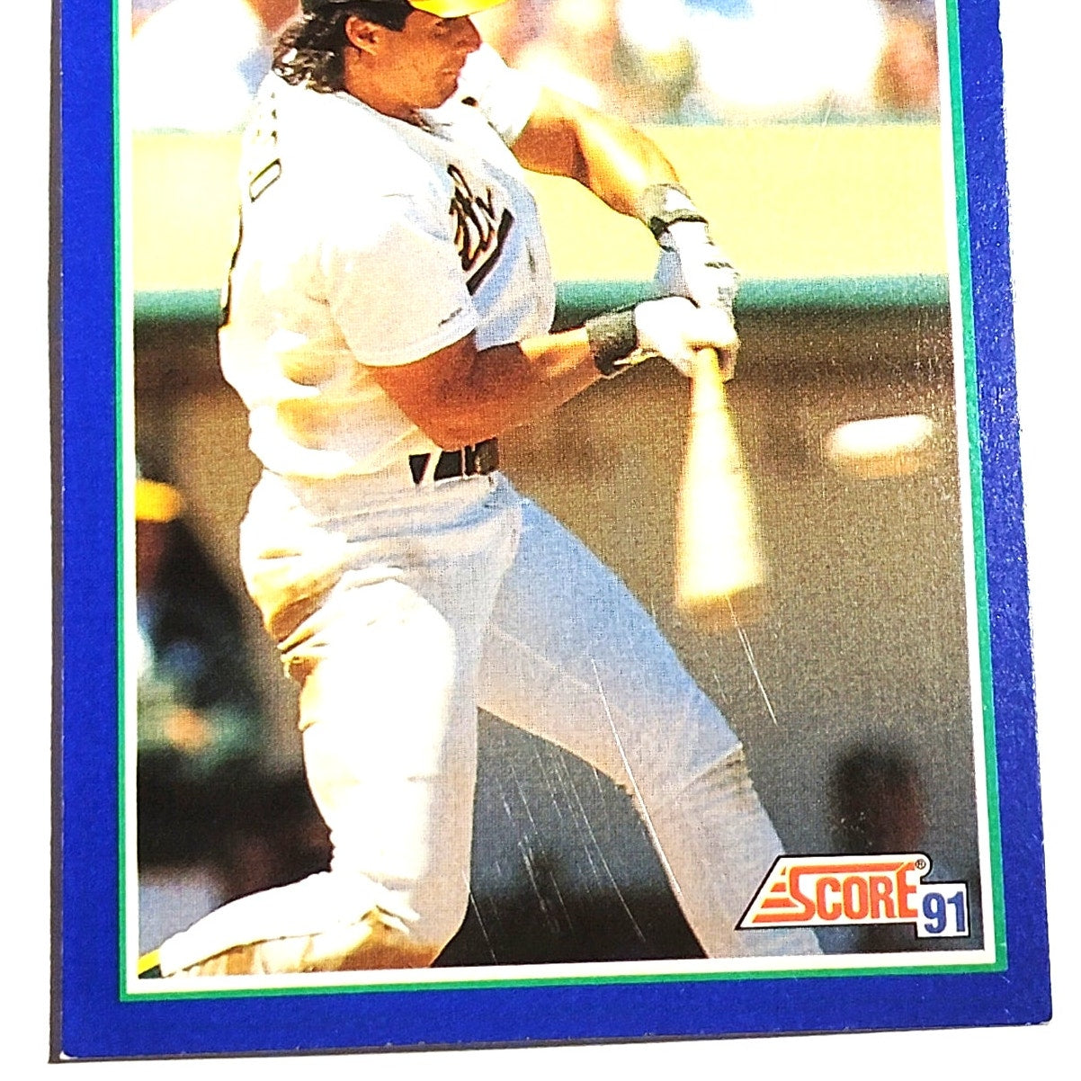 1991 Score Jose Canseco #1 Oakland Athletics Outfielder MLB Baseball Card NM