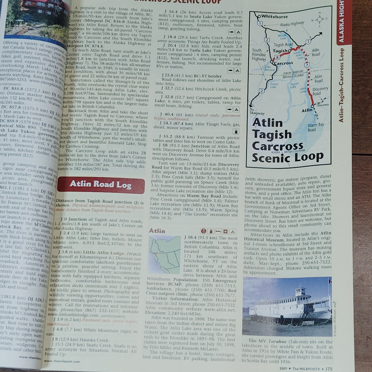 The Milepost 2009 Alaska Travel Planner- Iconic Guidebook on Northern Adventures
