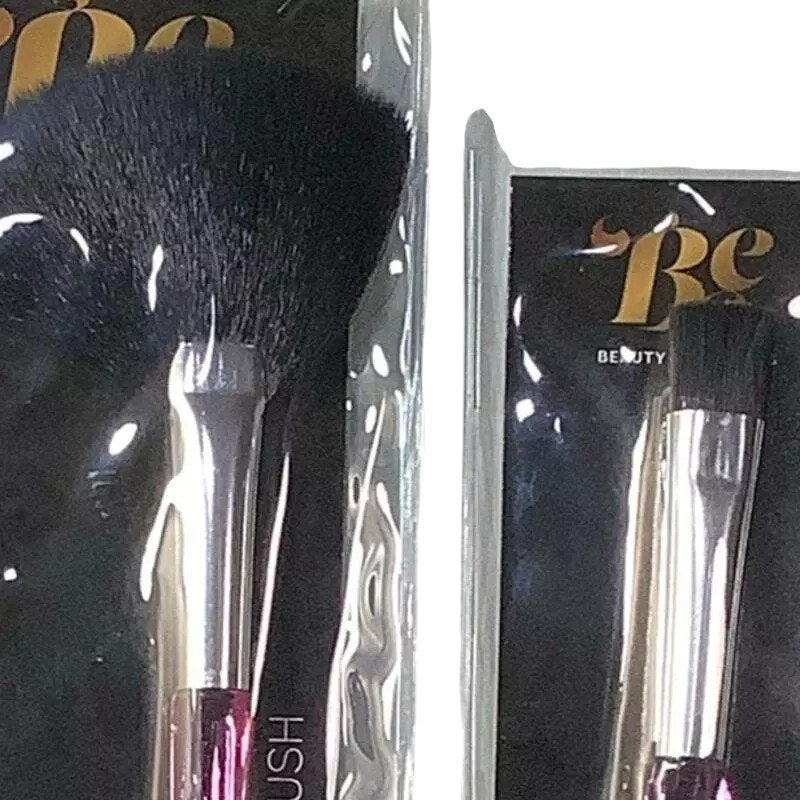 2-PK Beauty Essentials Makeup Brushes- Highlighting & Eyeliner Brushes