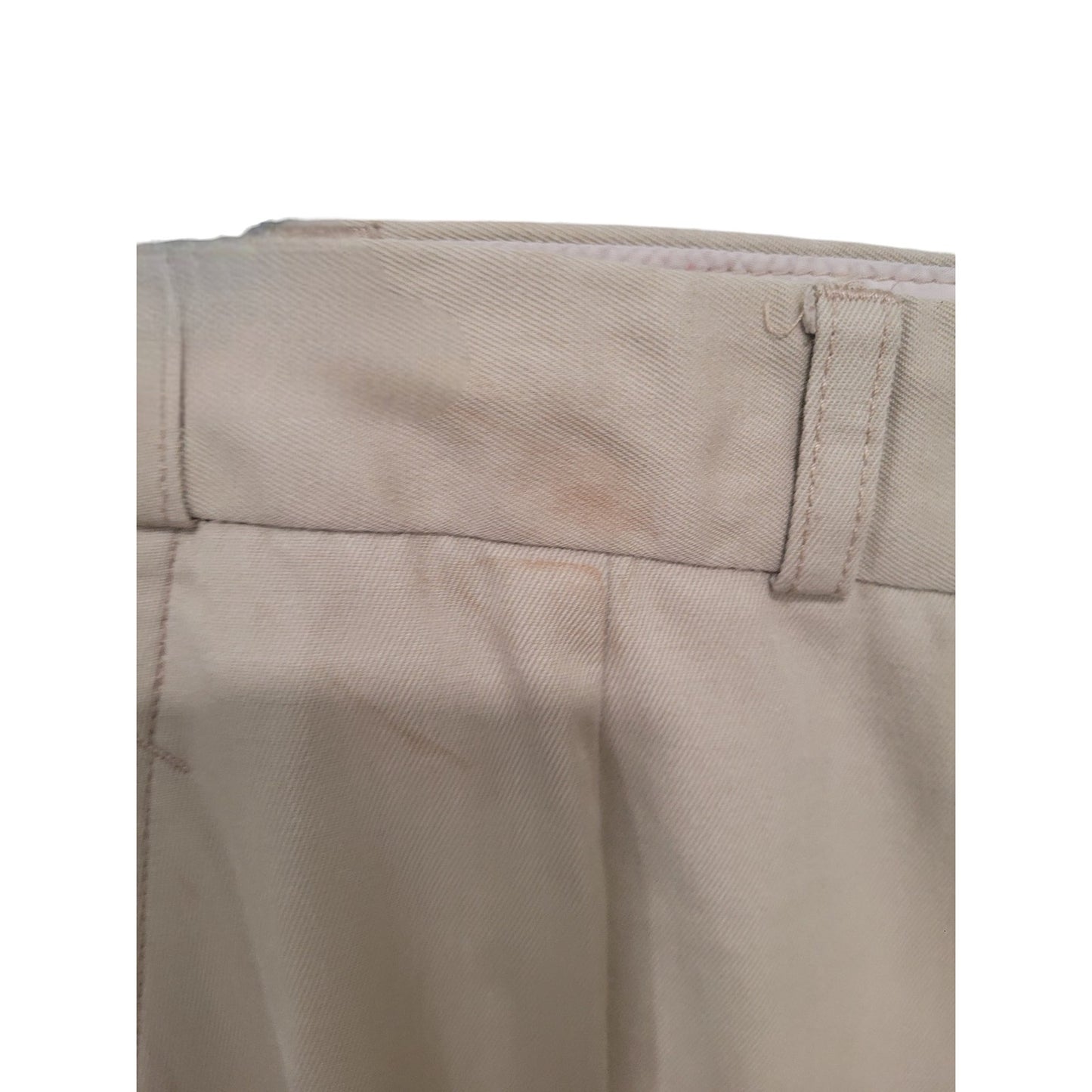 German Military Uniform Trousers - Size 36 - Tan - 65/35 Poly-Cotton- 1992 Issue