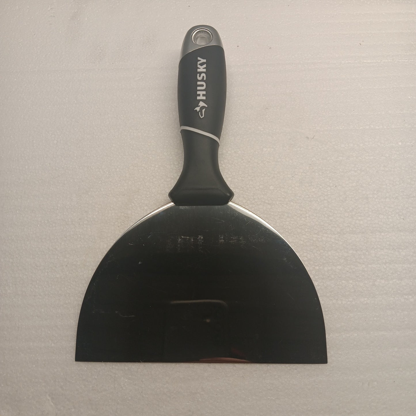 Husky 6" Stainless Steel Joint Knife Drywall Tool - Hammer End Soft Grip