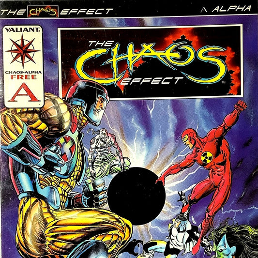 The Chaos Effect Alpha #1, 1994, Valiant Comics, NM 9.4 w/ Checklist Card